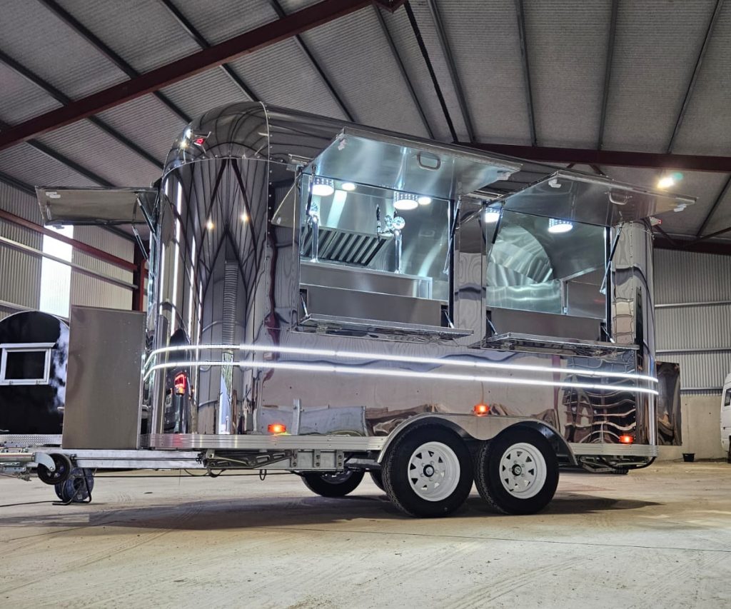 Airstream style catering trailers UK